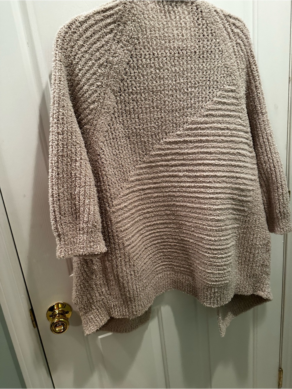 Barefoot Dreams Bouclé Button Cardigan Sweater - Cream - Picture 2 of 6